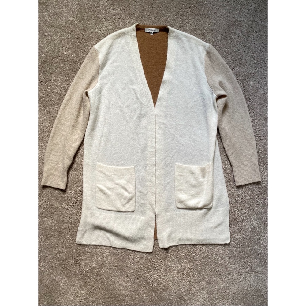 Madewell Kent Colorblock Cardigan
